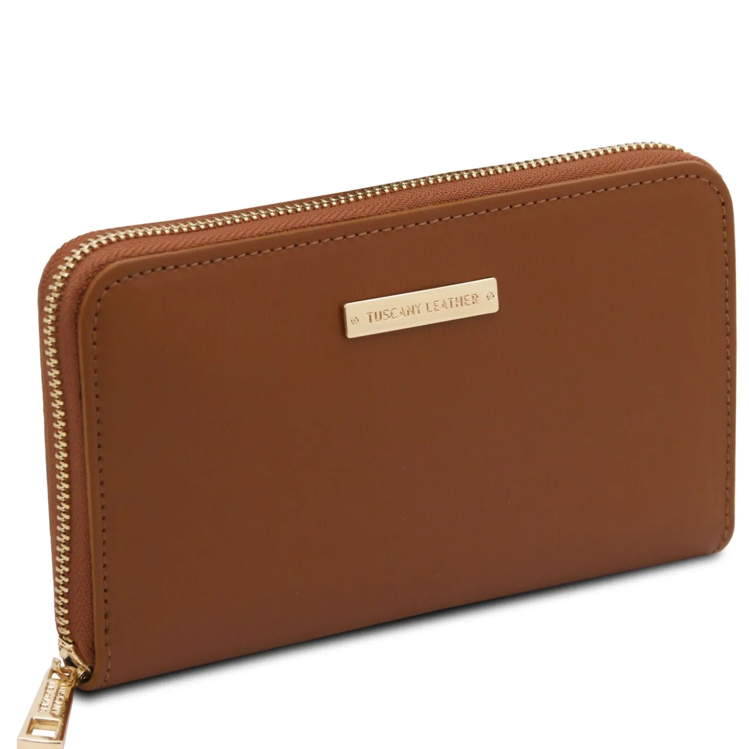Exclusive zip Around Leather Wallet