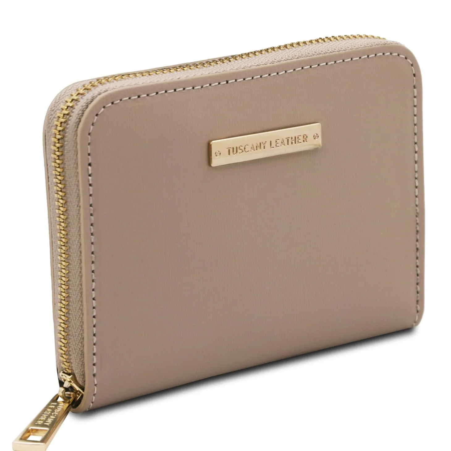 Exclusive zip Around Leather Wallet