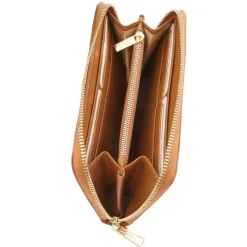 Exclusive zip Around Leather Wallet