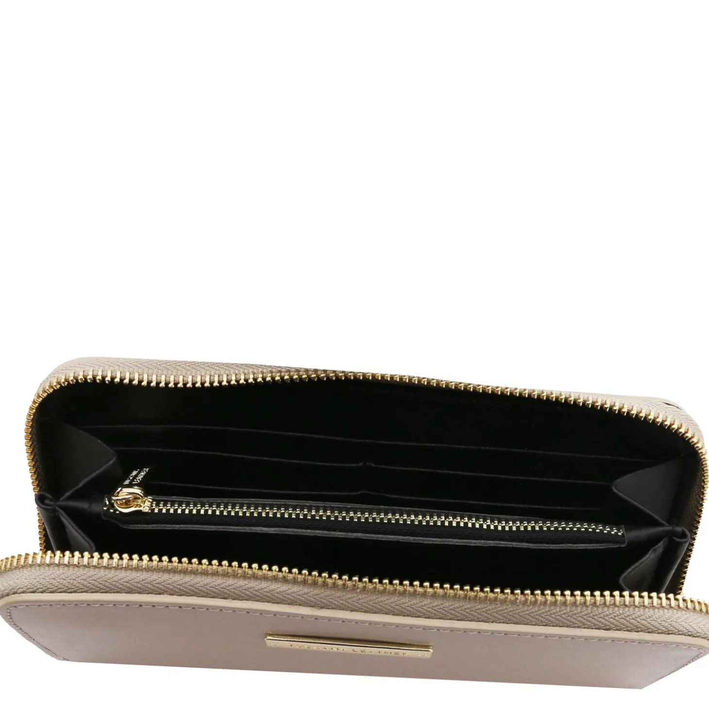 Exclusive zip Around Leather Wallet