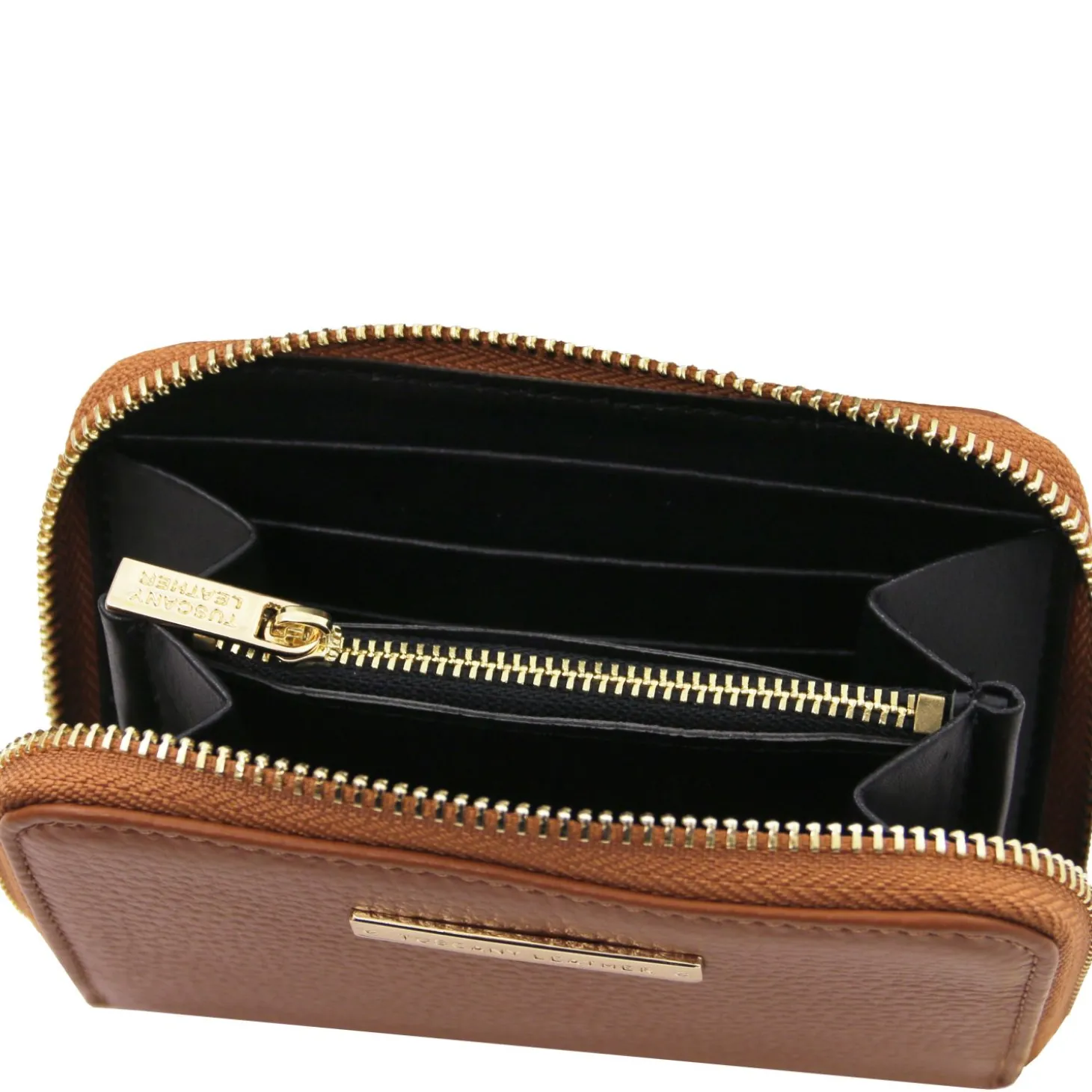 Exclusive zip Around Leather Wallet