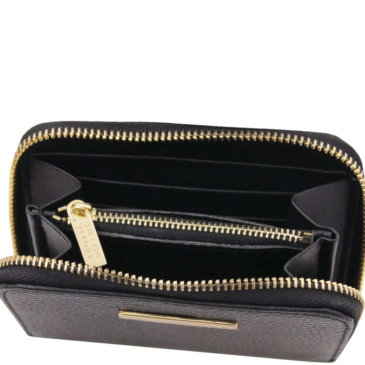 Exclusive zip Around Leather Wallet