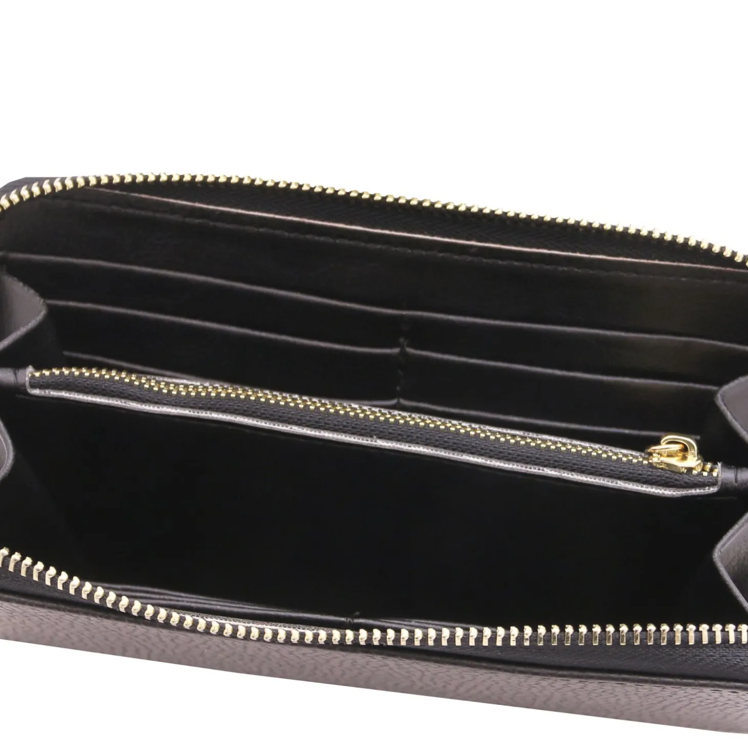 Exclusive zip Around Leather Wallet