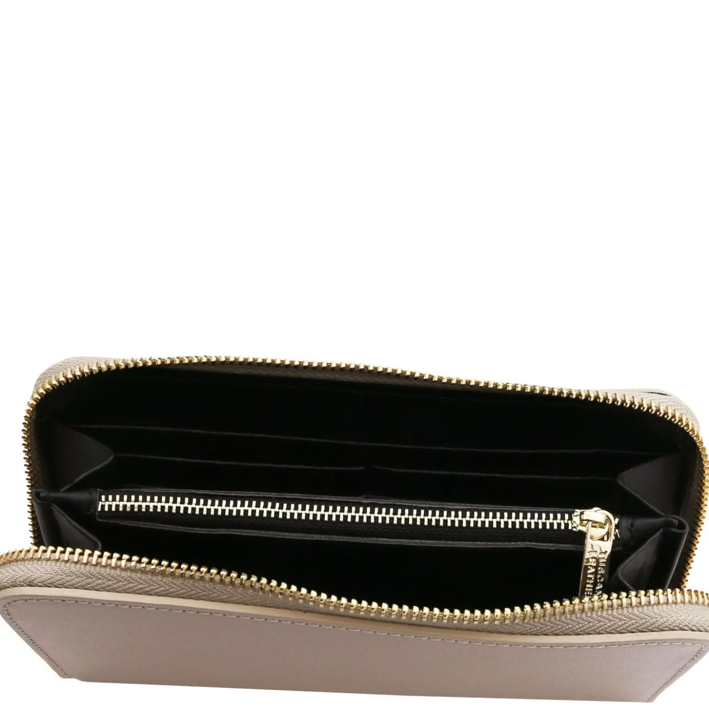 Exclusive zip Around Leather Wallet