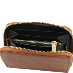 Exclusive zip Around Leather Wallet