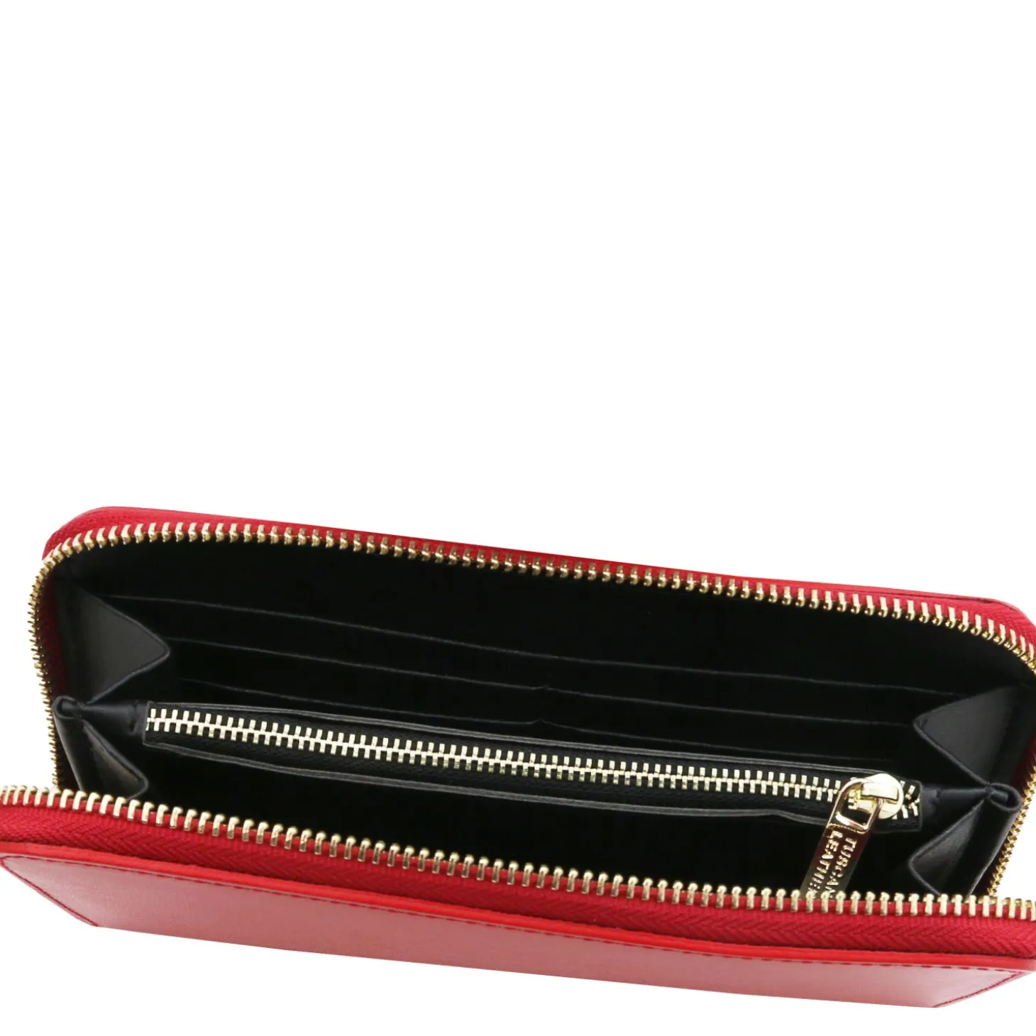 Exclusive zip Around Leather Wallet