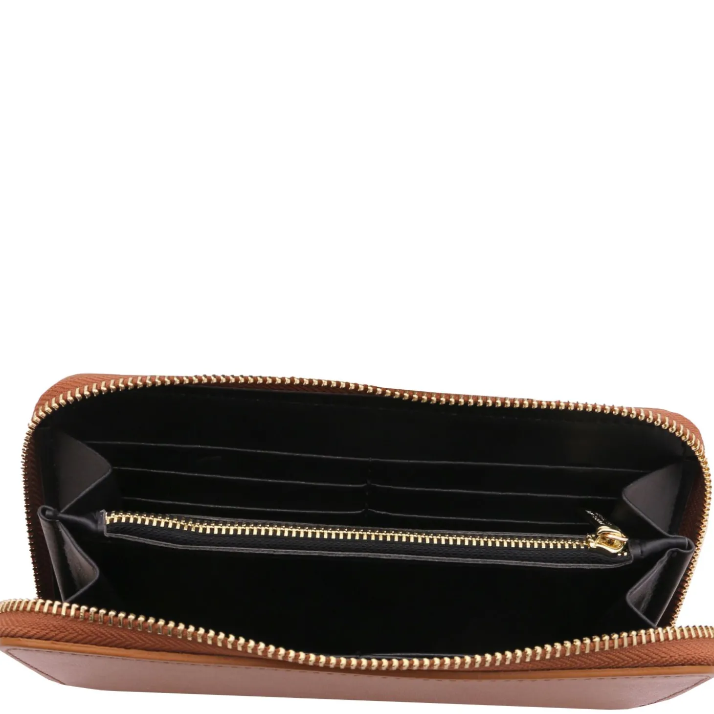 Exclusive zip Around Leather Wallet