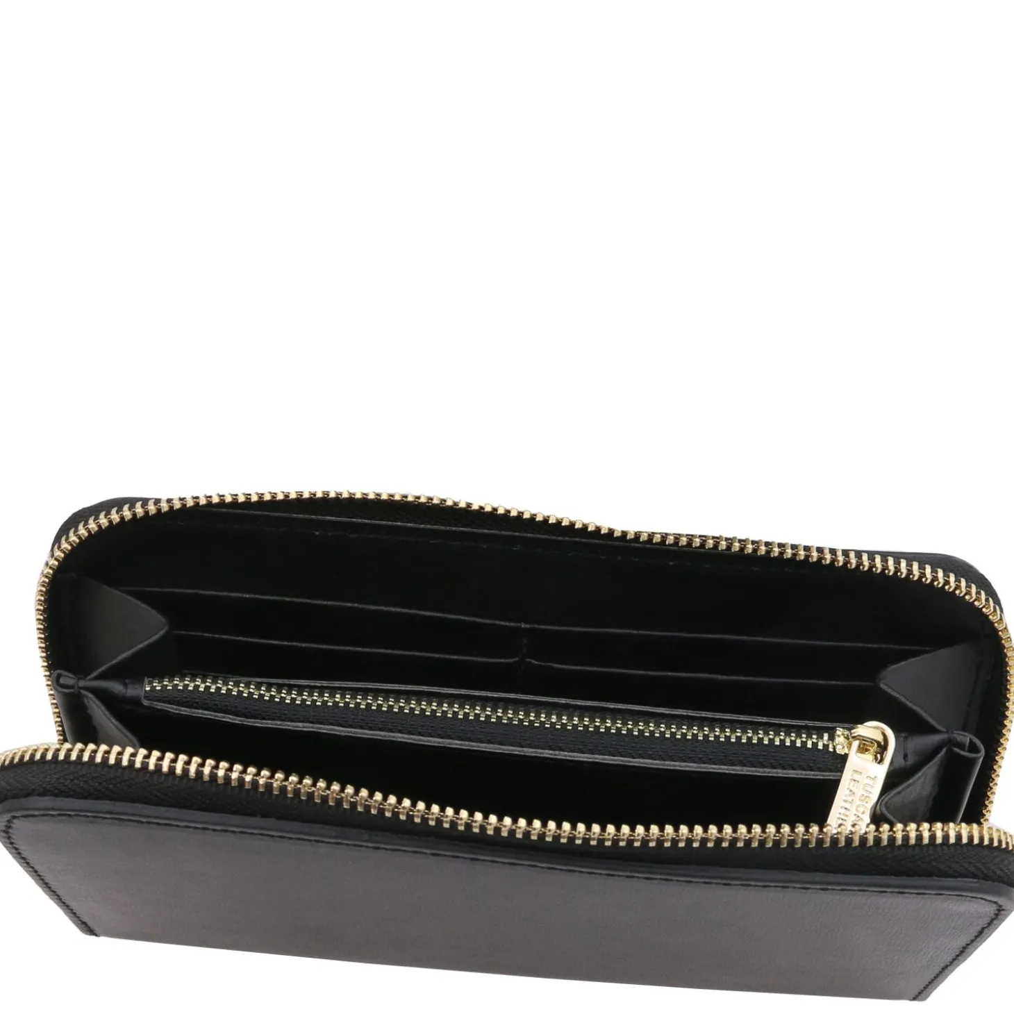 Exclusive zip Around Leather Wallet