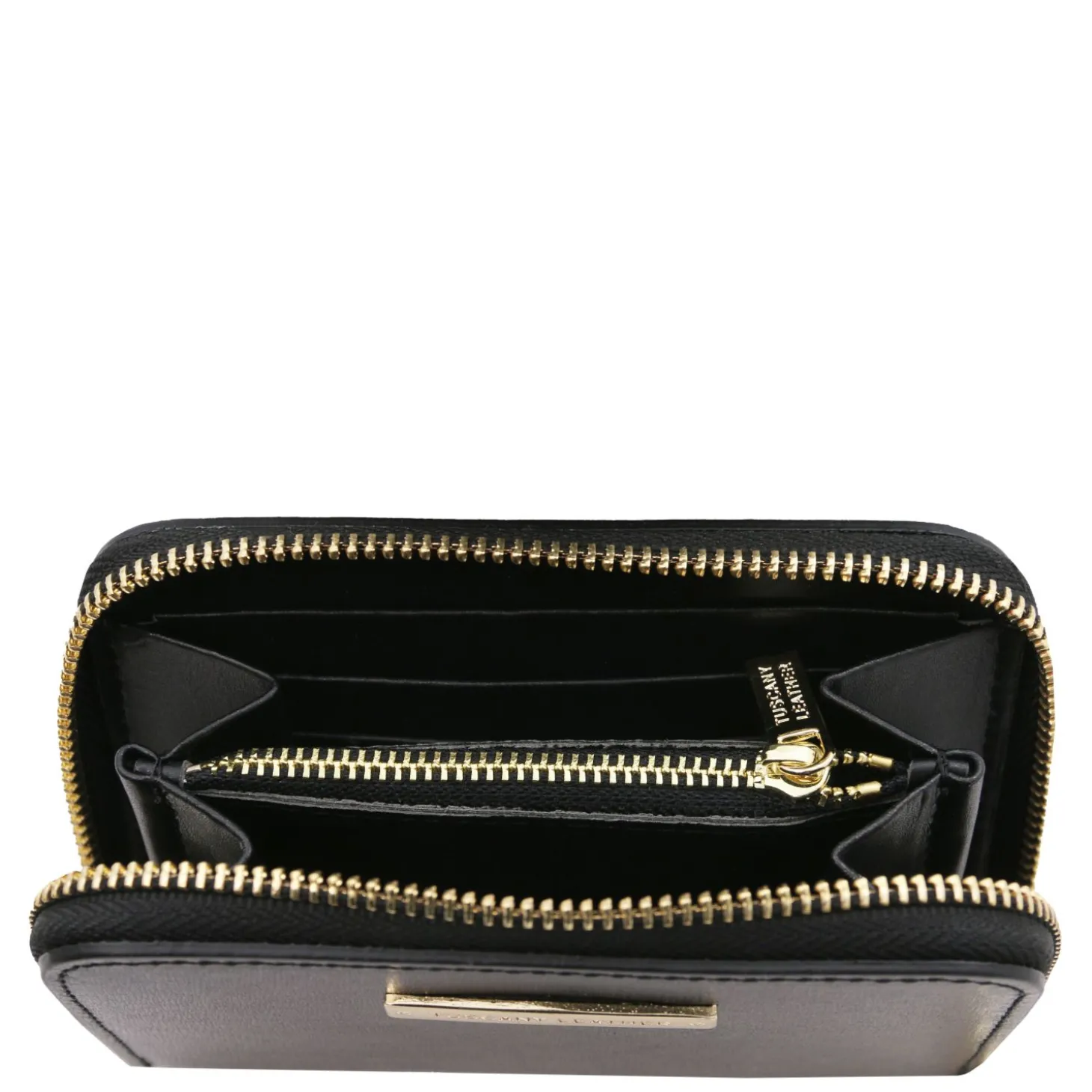Exclusive zip Around Leather Wallet