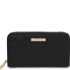 Exclusive zip Around Soft Leather Wallet