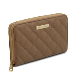 Exclusive zip Around Soft Leather Wallet