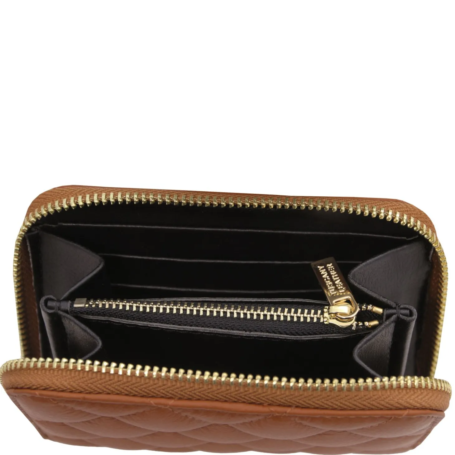 Exclusive zip Around Soft Leather Wallet
