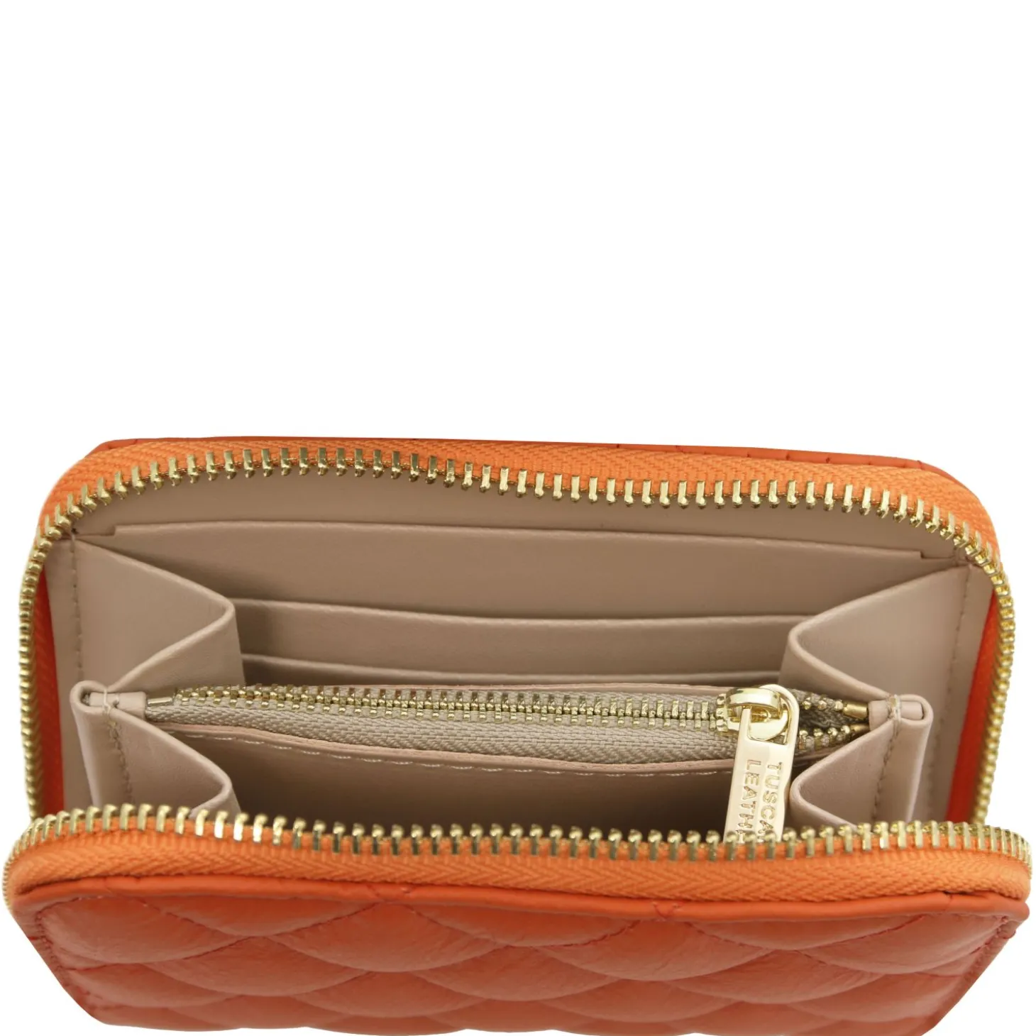 Exclusive zip Around Soft Leather Wallet