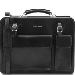 Leather Briefcase 2 Compartments