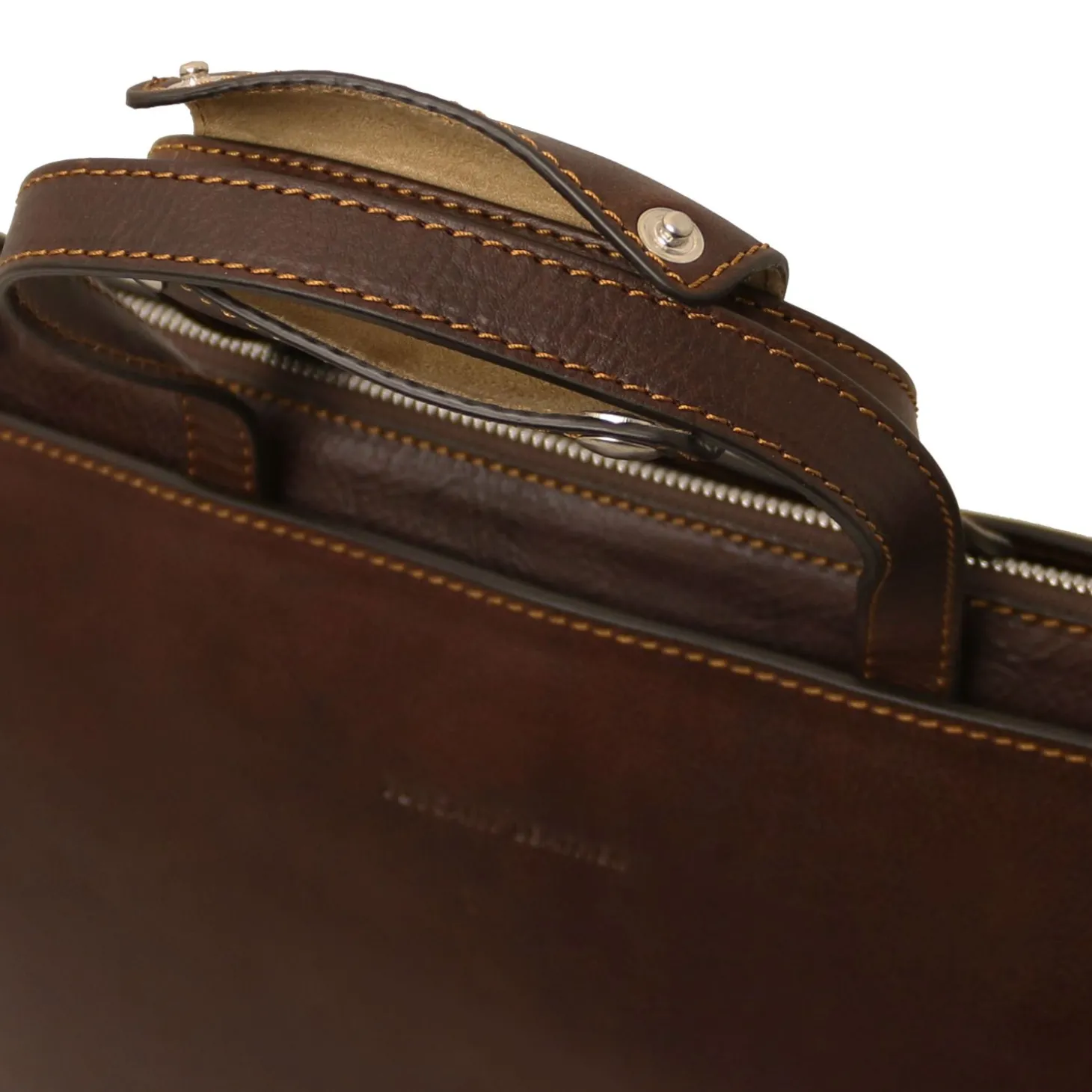 Leather Briefcase 3 Compartments for Women