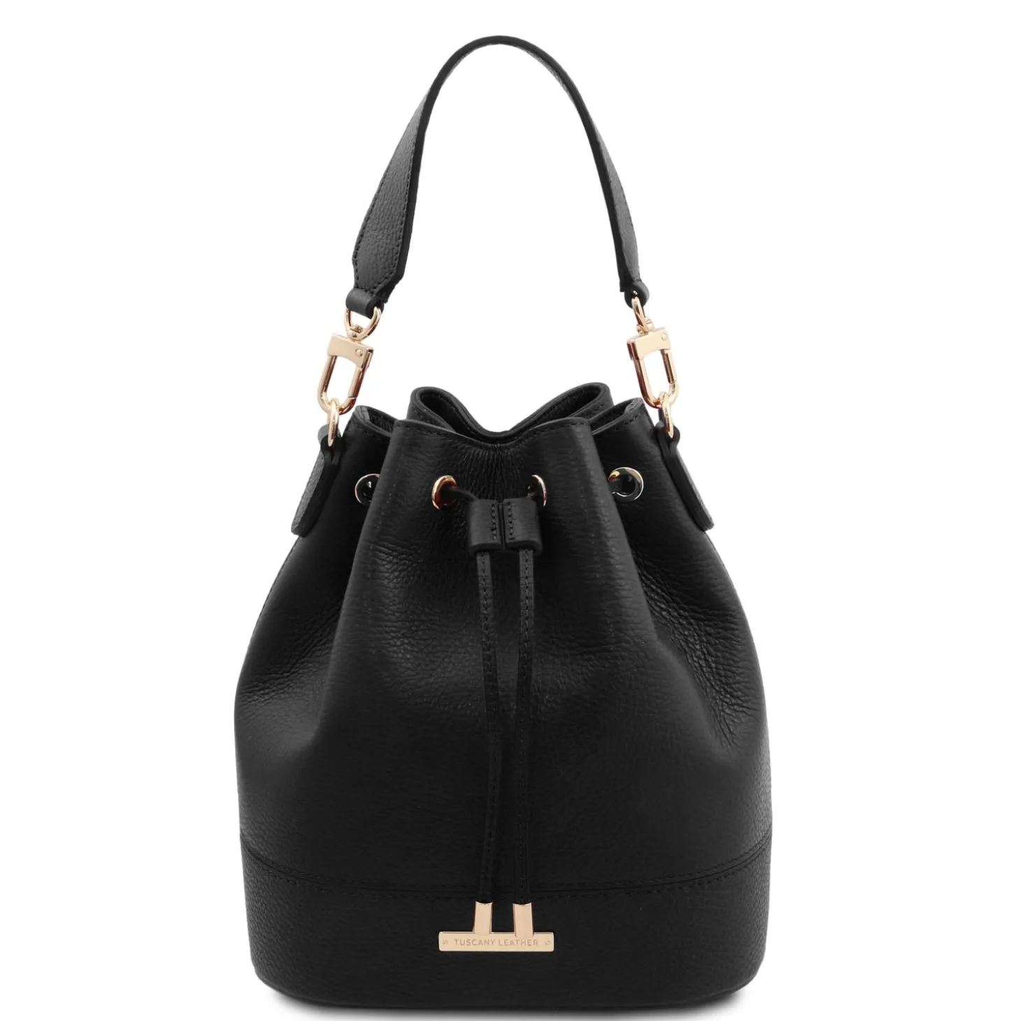 Leather Bucket bag and Exclusive zip Around Leather Wallet