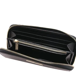 Leather Bucket bag and Exclusive zip Around Leather Wallet