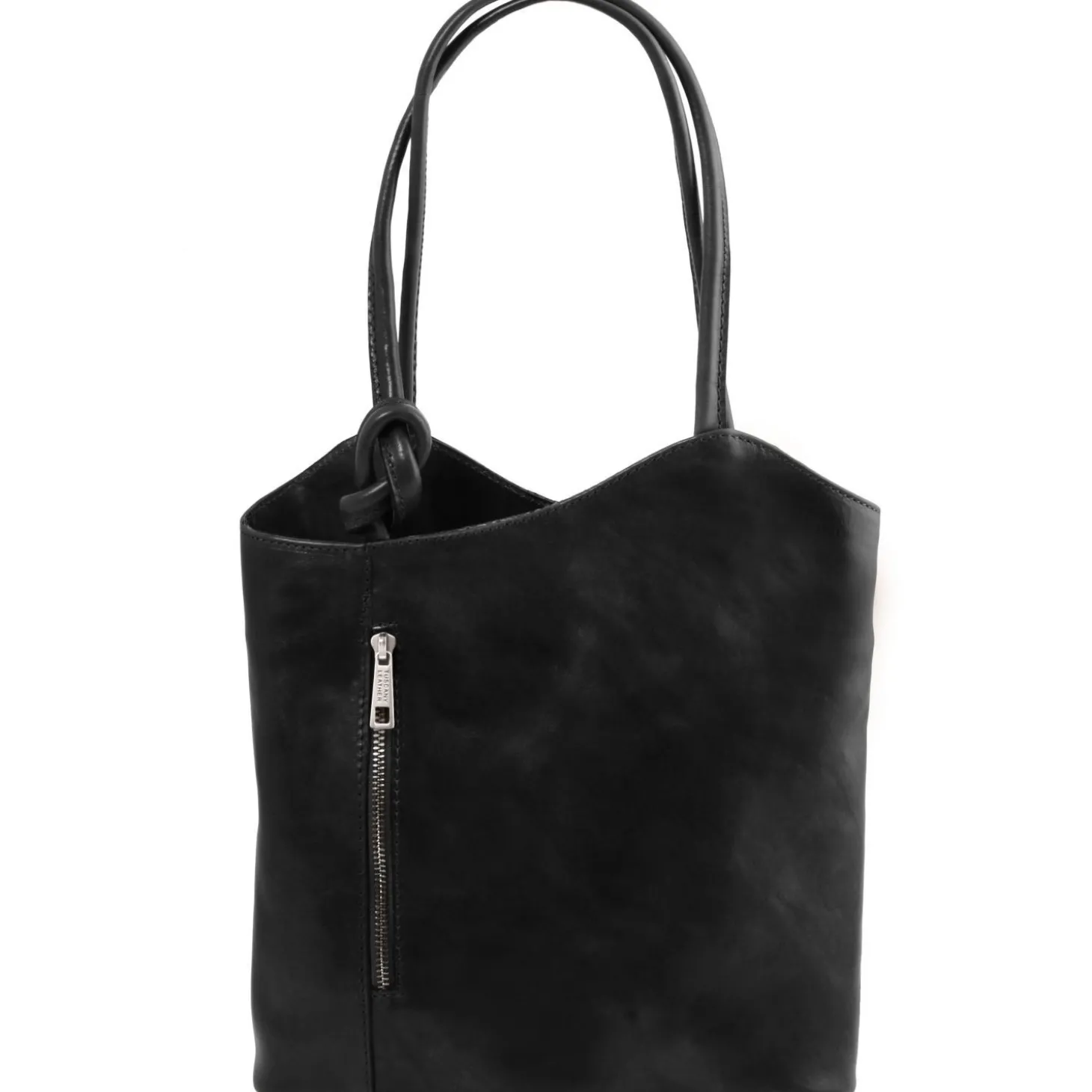Leather Convertible Backpack Shoulderbag