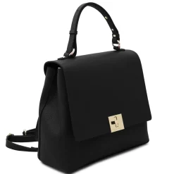 Leather Convertible Backpack Handbag