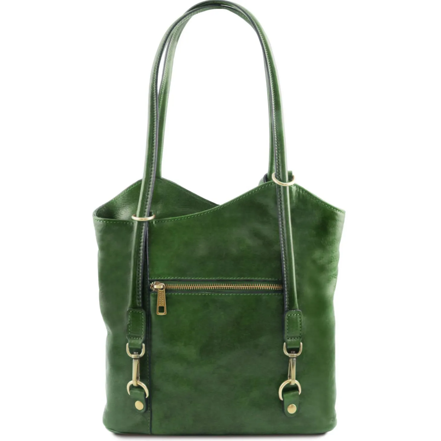 Leather Convertible Backpack Shoulderbag