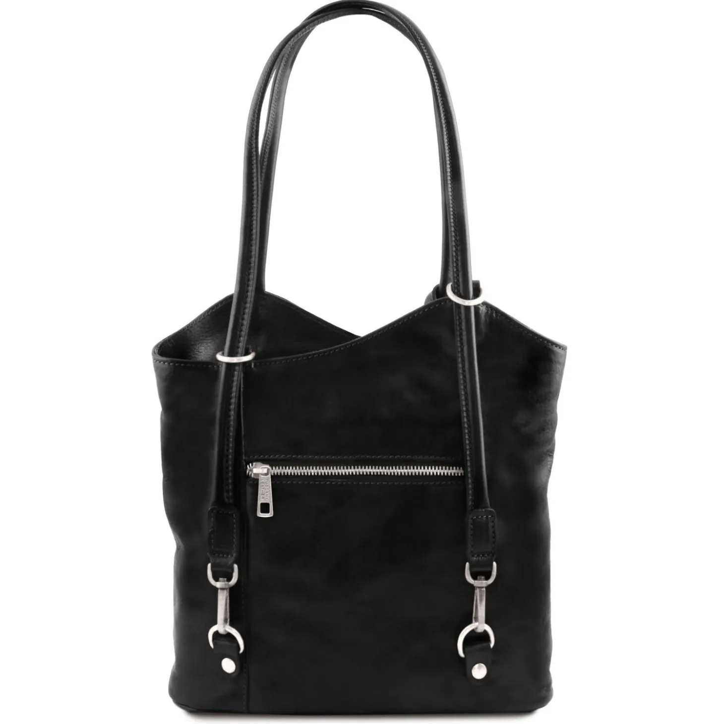 Leather Convertible Backpack Shoulderbag
