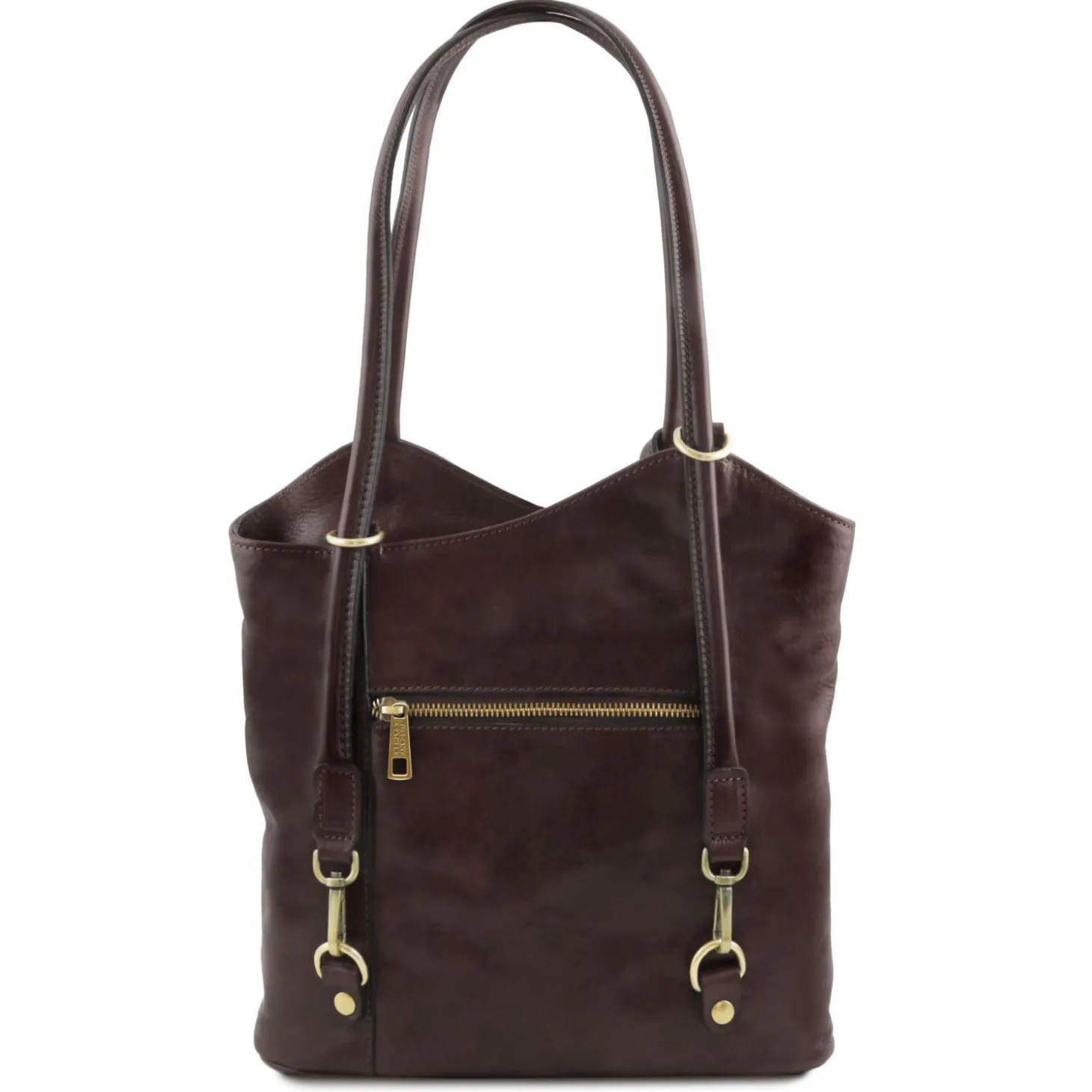 Leather Convertible Backpack Shoulderbag