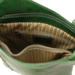 Leather Convertible Backpack Shoulderbag