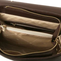Leather Convertible Backpack Handbag