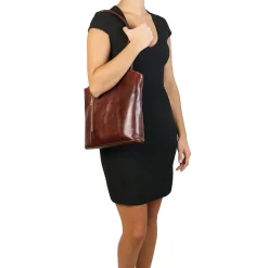 Leather Convertible Backpack Shoulderbag
