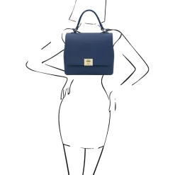 Leather Convertible Backpack Handbag