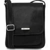 Leather Crossbody bag for men With Front Pocket