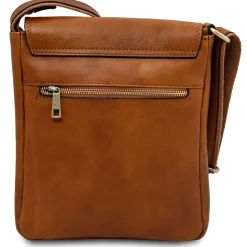 Leather Crossbody bag for men With Front Pocket