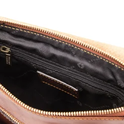 Leather Crossbody bag for men With Front Pocket