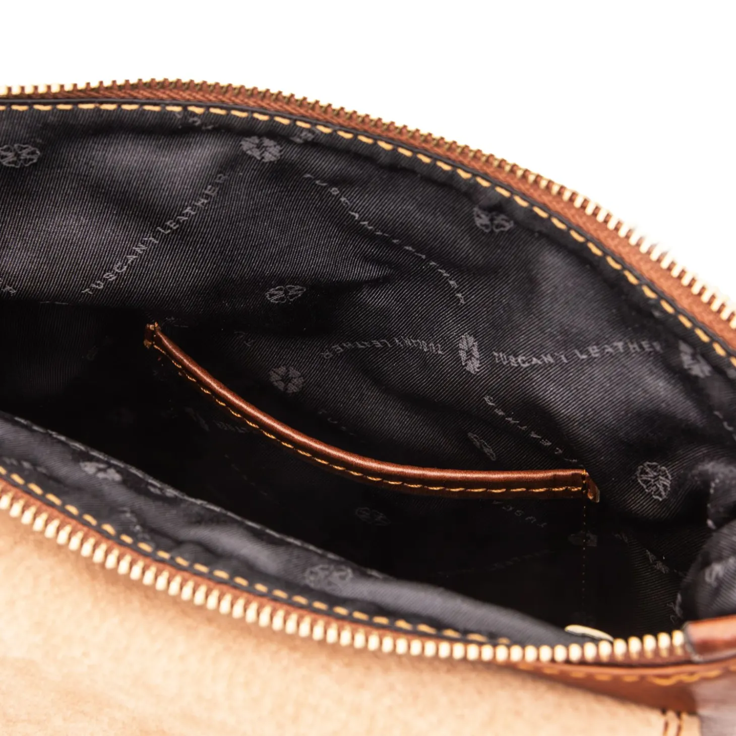 Leather Crossbody bag for men With Front Pocket