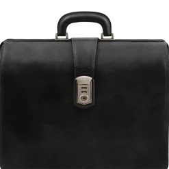 Leather Doctor bag Briefcase 3 Compartments