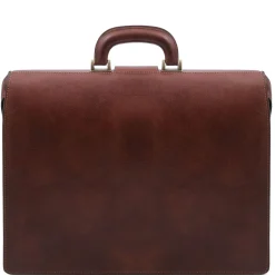 Leather Doctor bag Briefcase 3 Compartments