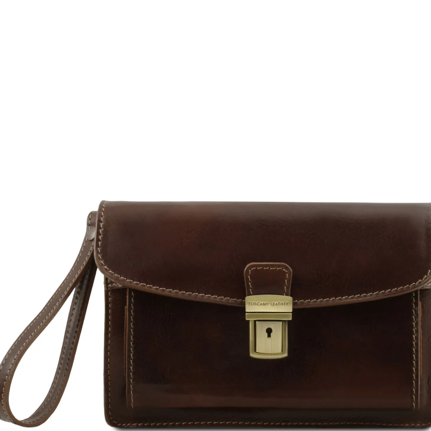 Leather Handy Wrist bag
