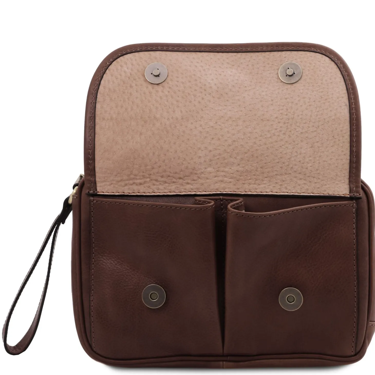 Leather Handy Wrist bag for men