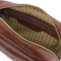 Leather Handy Wrist bag for men