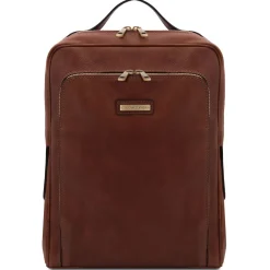Leather Laptop Backpack
