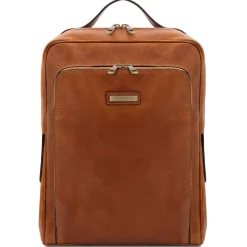 Leather Laptop Backpack