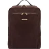 Leather Laptop Backpack