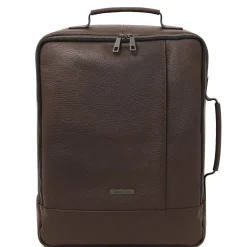Leather Laptop Backpack