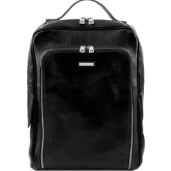 Leather Laptop Backpack