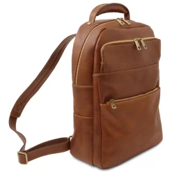 Leather Laptop Backpack
