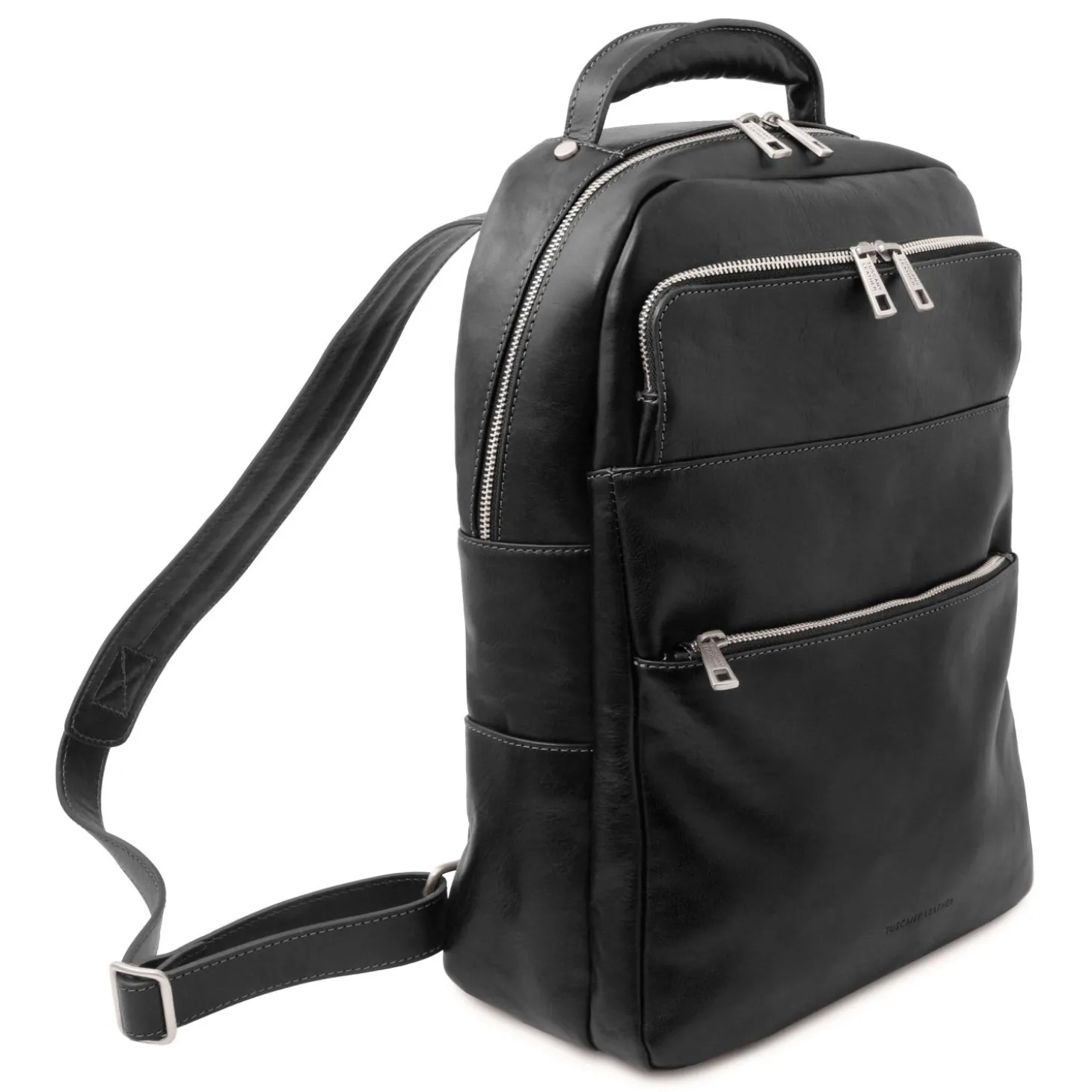 Leather Laptop Backpack
