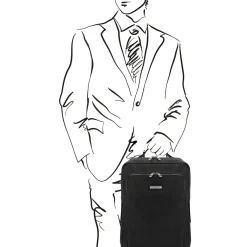 Leather Laptop Backpack