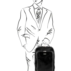 Leather Laptop Backpack