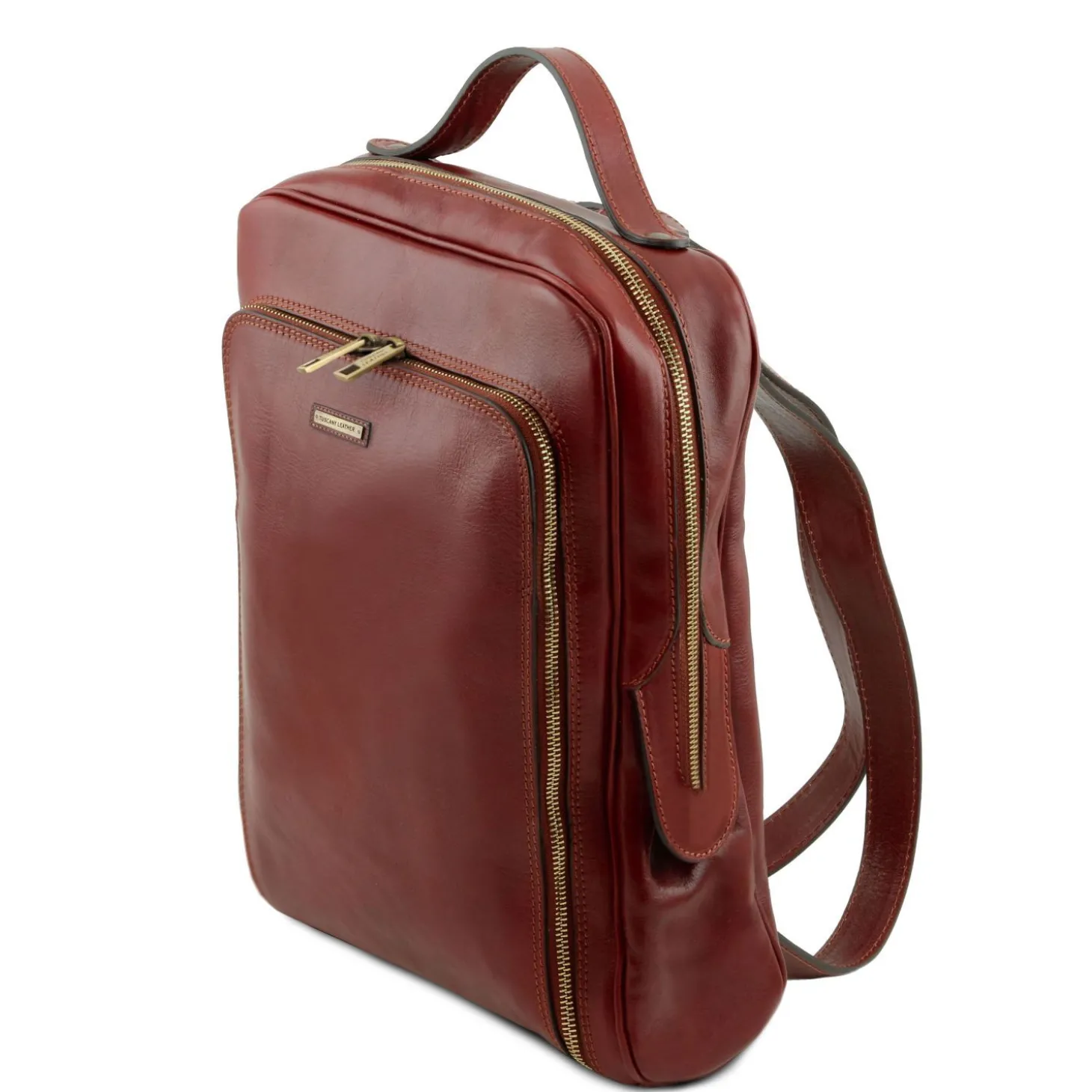 Leather Laptop Backpack