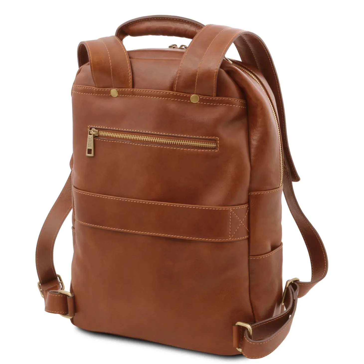 Leather Laptop Backpack
